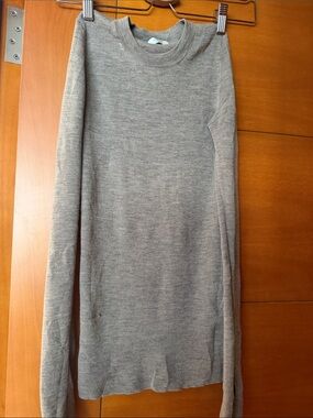 Wilfred Heather Gray Turtleneck Sweater